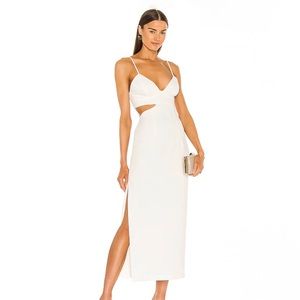 Bardot Cutout Revolve Midi Dress